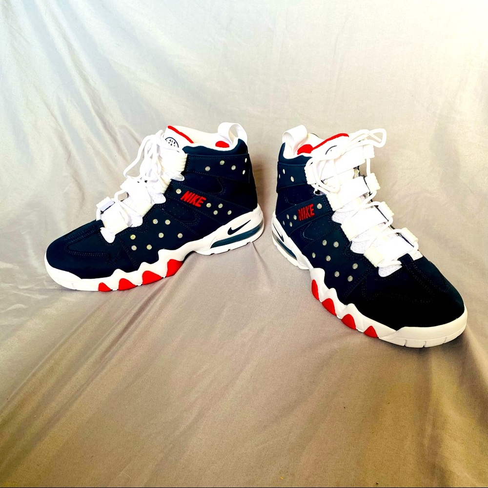 Nike Air Max2 CB '94. BRAND NEW SIZE:8.5 MEN/         COLOR:NAVY BLUE/RED/ WHITE